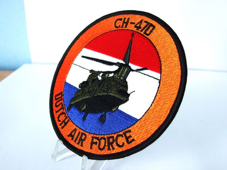 Embleem,Patch,KLU,CH-47D,Dutch,Airforce - 1