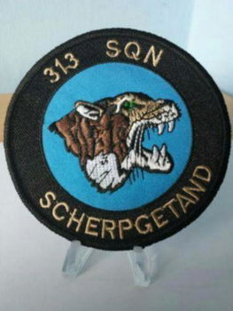 Patch,Embleem,KLU,SQN,313,Scherp,Getand - 0