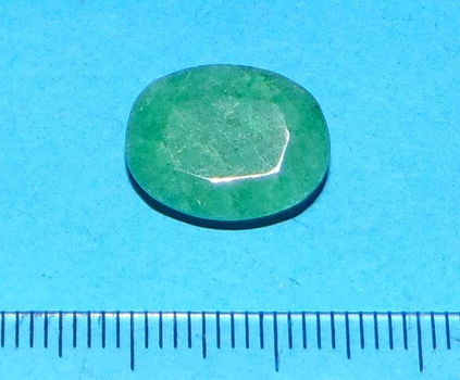 Smaragd GMB - ovaal geslepen - 14,6x11mm - 0