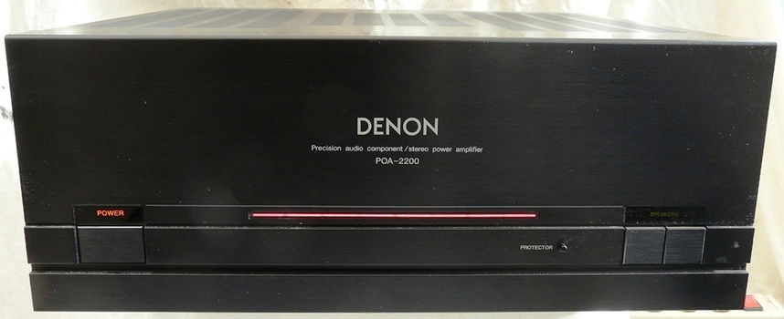 Stereo Power Amplifier, type: POA 2200, Merk: Denon, met Handleiding. - 7