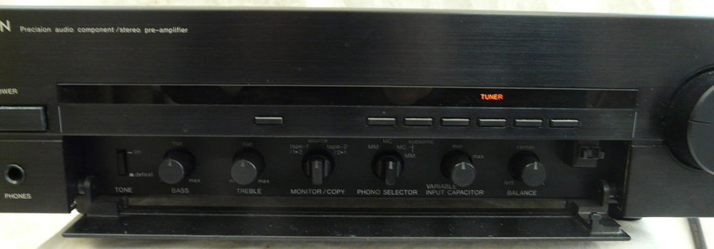 Stereo Pre Amplifier, type: PRA 1100, Merk: Denon, met Handleiding. - 3