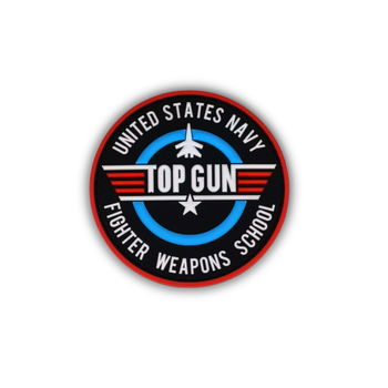 Embleem,Badge,Patch,PVC,Topgun - 0