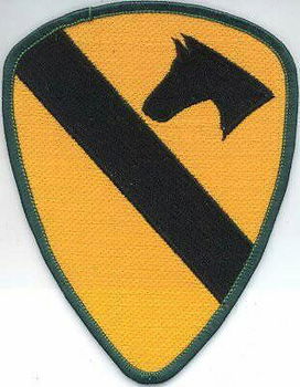 Embleem,Patch,US,1e,Cavalerie,Division - 0