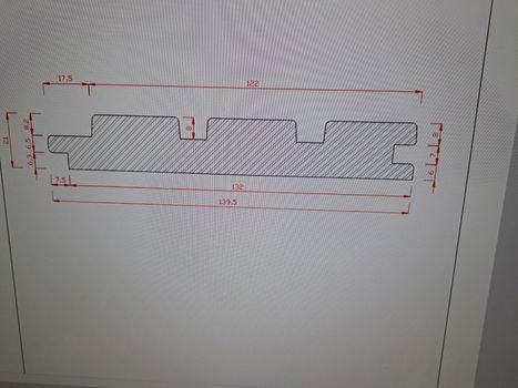 ayous thermowood gevelbekleding trippel rhombus 21mm dik132mm breed - 2