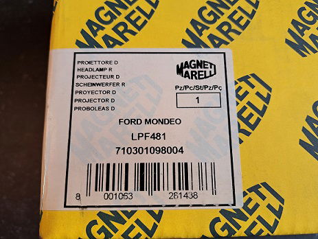 Ford Mondeo MK2 Koplamp Magneti Marelli LPF481 710301098004 Rechts - 4