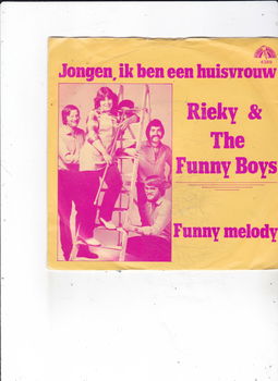 Single Rieky & The Funny Boys- Jongen ik ben een huisvrouw - 0