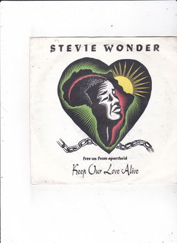 Single Stevie Wonder - Keep our love alive - 0