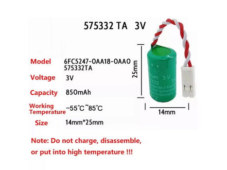 SIEMENS 575332TA CR1/2AA PLC Batteries: A wise choice to improve equipment performance - 0