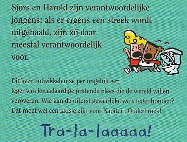 KAPITEIN ONDERBROEK EN DE AANVAL VAN DE PRATENDE PLEES - Dav Pilkey - 1