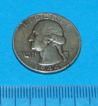 Verenigde Staten - 25 cent 1944 - zilver - 0