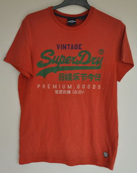 SuperDry t-shirt oranje XL - 0