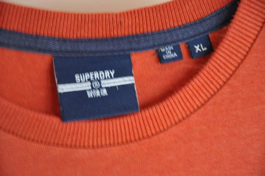 SuperDry t-shirt oranje XL - 2