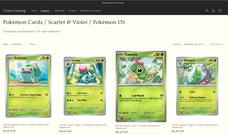 Pokémon 151 kaarten van Scarlet & Violet op Cham Gaming