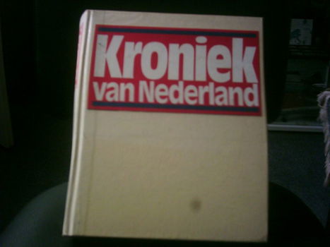 oud boek kroniek van nederland - 0