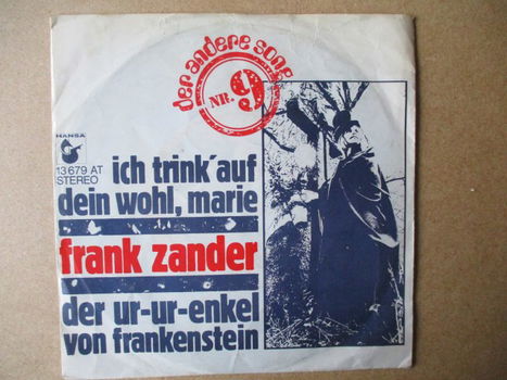 s5484 frank zander - ich trink auf dein wohl marie - 0