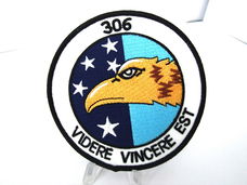 Embleem,Patch,KLU,306,TFTS,Videre,Vincere,Est