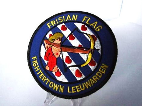 Embleem,Patch,KLU,Frisian,Flag,Fightertown,Leeuwarden - 0