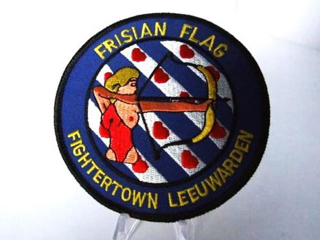 Embleem,Patch,KLU,Frisian,Flag,Fightertown,Leeuwarden - 1