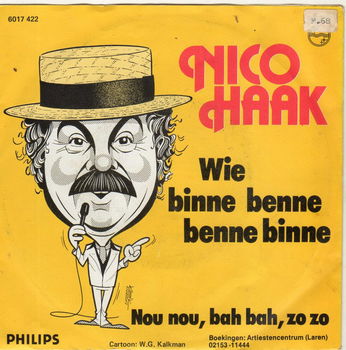 Nico Haak – Wie Binne Benne Benne Binne (1982) - 0