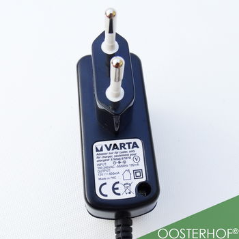 Varta 12V 600mA voor 57668 of 57070 plug 5.5 mm Adapter - 1