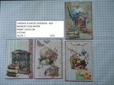 vintage plaatjes diversen 603 - laatste set - eenmalig