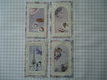 vintage plaatjes vrouw/bloem 31 ( 10 stuks ) laatste set -eenmalig - 1 - Thumbnail