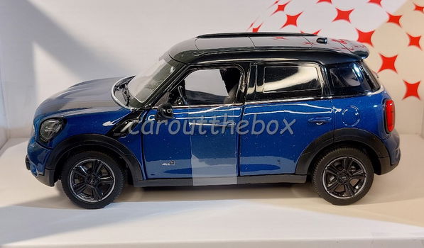 Mini Cooper S Countryman blauw 1:24 Rastar - 0