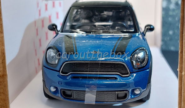 Mini Cooper S Countryman blauw 1:24 Rastar - 1