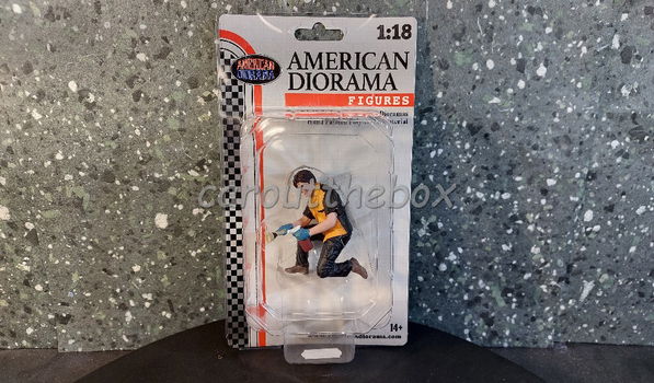 Diorama figuur Detail Masters - Wheel cleaning 1:18 Amer. diorama AD522 - 3