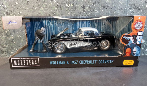 1957 Chevrolet Corvette - WOLFMAN 1:24 Jada 087 - 0