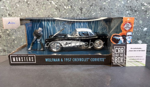 1957 Chevrolet Corvette - WOLFMAN 1:24 Jada 087 - 4