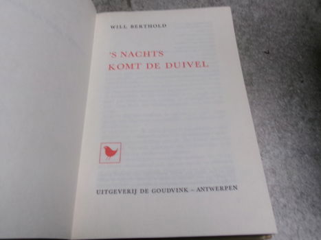 's Nachts komt de duivel - Will Berthold - 1