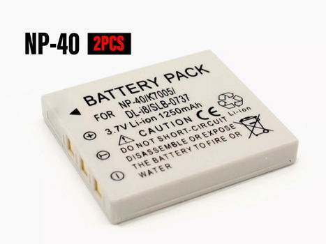 NP40 Batterij voor Fujifilm FinePix V10 Z1 Z2 Z3 Z5FD Zoom - 0