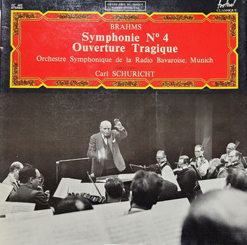 LP - Brahms - Symphonie no. 4, Ouverture Tragic - Carl Schuricht - 0