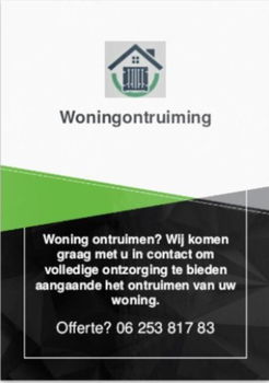 Woningontruimingen en Verhuizingen - 0