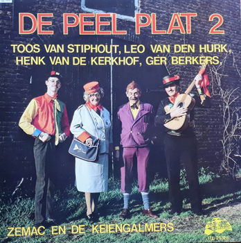 LP - De Peel Plat 2 - Zemac en de Keiengalmers - Helmonds Carnaval 1983 - 0