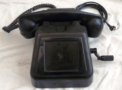 Telefoon Toestel, Tafel model, Nederlandse Krijgsmacht, MvO, type: Krone 1960, jaren'60.(Nr.5) - 0