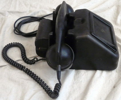 Telefoon Toestel, Tafel model, Nederlandse Krijgsmacht, MvO, type: Krone 1960, jaren'60.(Nr.5) - 1