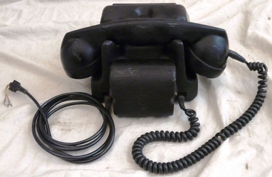 Telefoon Toestel, Tafel model, Nederlandse Krijgsmacht, MvO, type: Krone 1960, jaren'60.(Nr.5) - 2