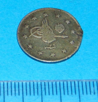 Turkije - 2 kurus 1904 - zilver - schade - 1