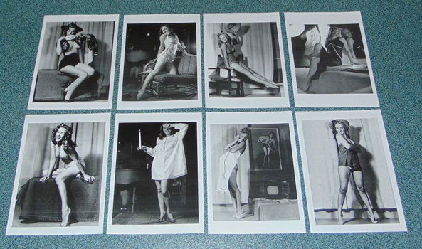 8 Marilyn Monroe kaarten - set F - 0