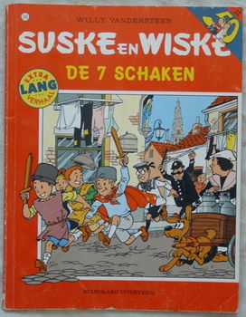 Strip Boek, Suske en Wiske, De 7 Schaken, Nr.245, Standaard Uitgeverij, 1995.(Nr.1) - 0