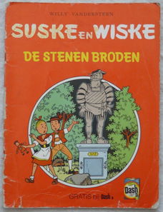 Strip Boek, Suske en Wiske, De Stenen Broden, Reclame uitgave: Dash 3, 1984.(Nr.2)