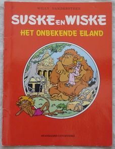 Strip Boek, Suske en Wiske, Het Onbekende Eiland, Nr.2, Reclame uitgave, 1999.(Nr.1)