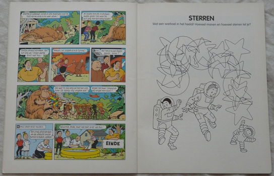 Strip Boek, Suske en Wiske, Het Onbekende Eiland, Nr.2, Reclame uitgave, 1999.(Nr.1) - 2