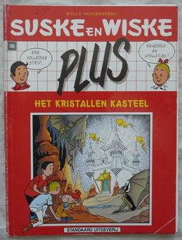 Strip Boek, Suske en Wiske, Het Kristallen Kasteel, Plus Nr.36, Standaard Uitgeverij, 1994.(Nr.1) - 0