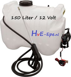 HHTC- Pick-up spuitje 150 Liter / 12 Volt /// of voor in een aanhanger