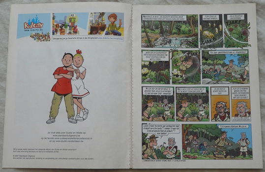 Strip Boek, Suske en Wiske, De Krasse Kroko, Nr.295, Standaard Uitgeverij, 2007.(Nr.1) - 2