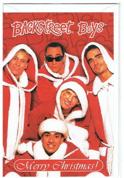 Backstreet Boys merry christmas ( Ansichtkaart nieuw ) - 0