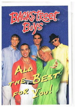 Backstreet Boys All the best for you ( Ansichtkaart nieuw ) - 0